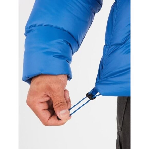 Marmot Men's Stockholm Down Puffy Jacket, Dark Blue/Azure, Size XXL, NWT - Picture 2 of 10